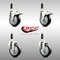 Service Caster 4 Inch 316SS Black Poly Swivel 3/4 Inch Expanding Stem Caster Lock Brake, 2PK SS316TTLEX20S414-PPUB-BLK-2-S-2-34 - alternate 4